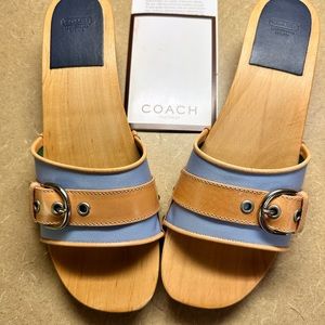 Coach clogs size 11
